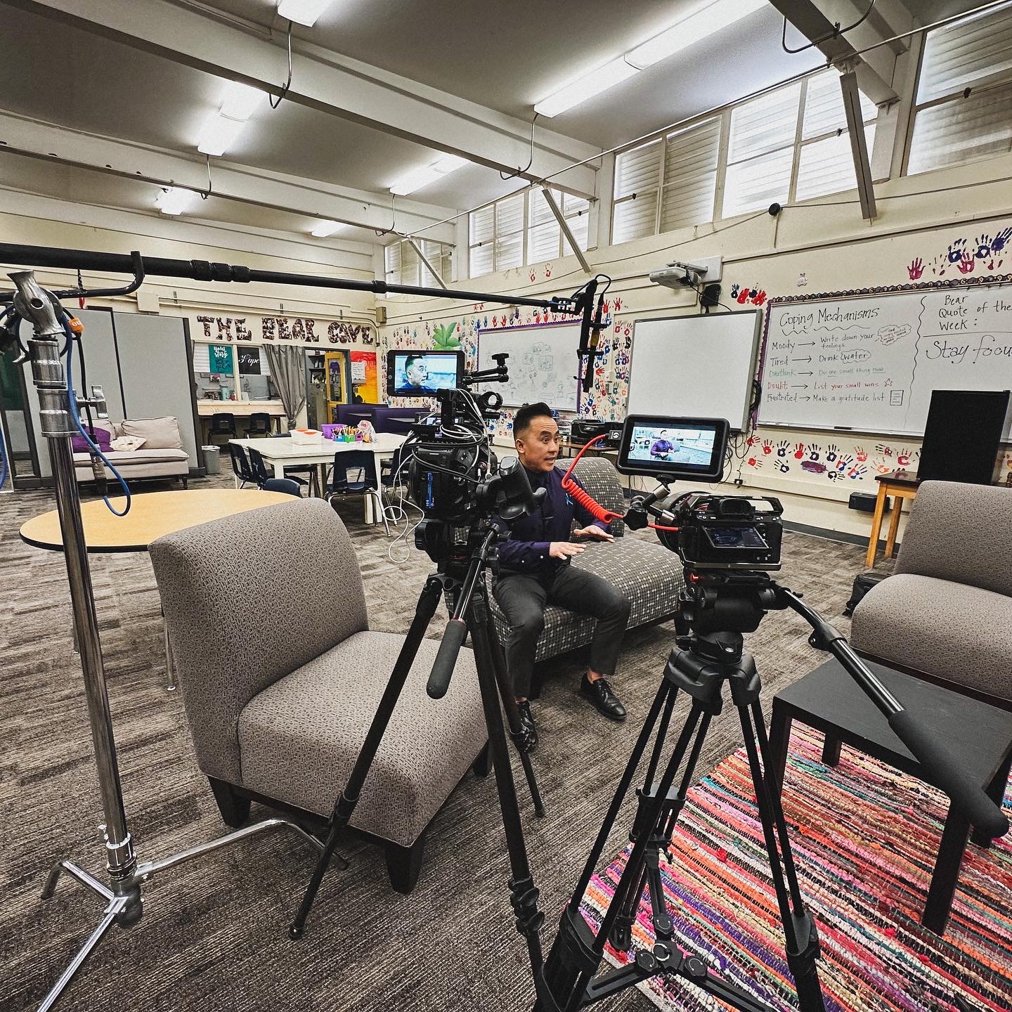 Behind the scenes on A Critical State of Mind