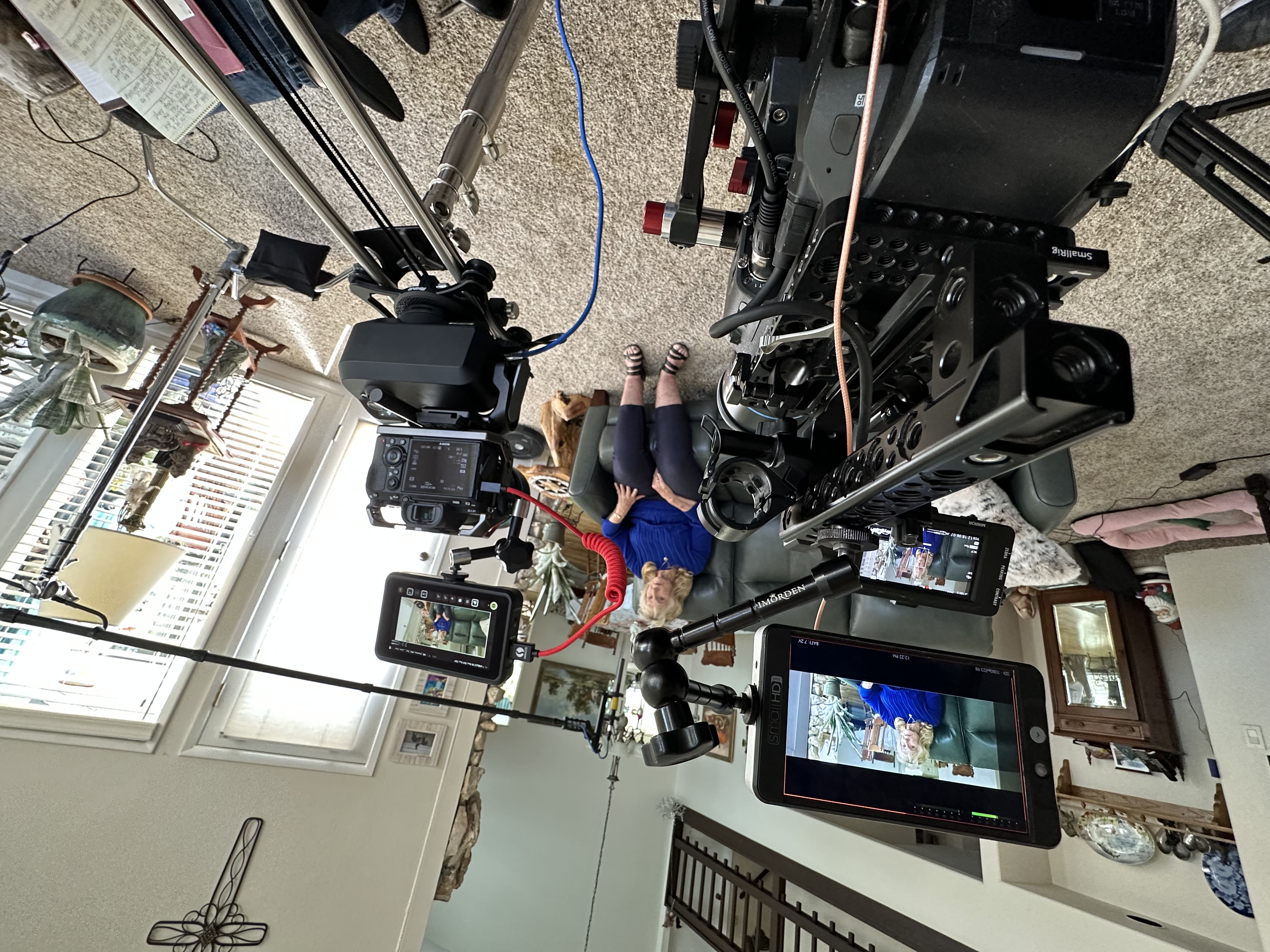 Behind the scenes on Evil in the Archives